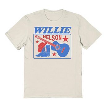 Men's Willie Nelson Americana Cowboy Graphic Tee