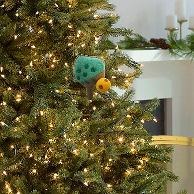 St. Nicholas Square Pickleball Felt Christmas Ornament