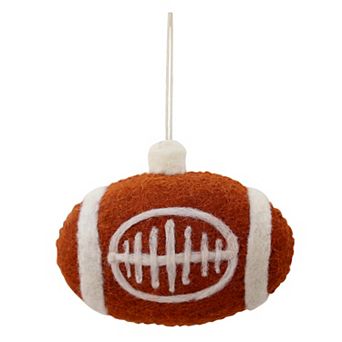 St. Nicholas Square® Wool Football Christmas Ornament