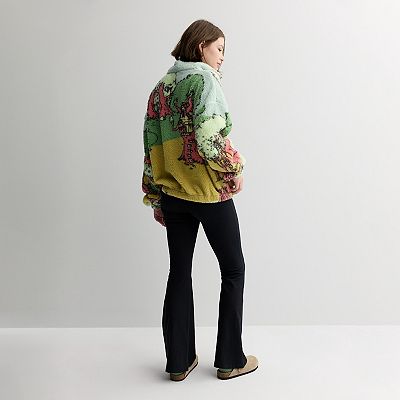 Juniors' Winnie The Pooh Long Sleeve 1/4 Zip Pullover