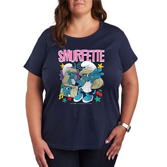 Plus Size Smurfs Smurfette Graphic Tee