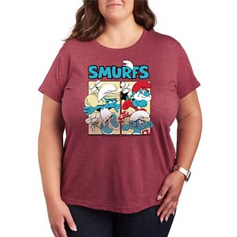 Plus Size Smurfs Graphic Tee