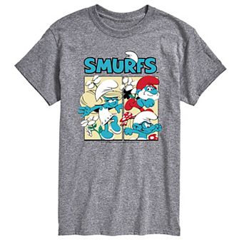 Men's Smurfs Grid Graphic Tee