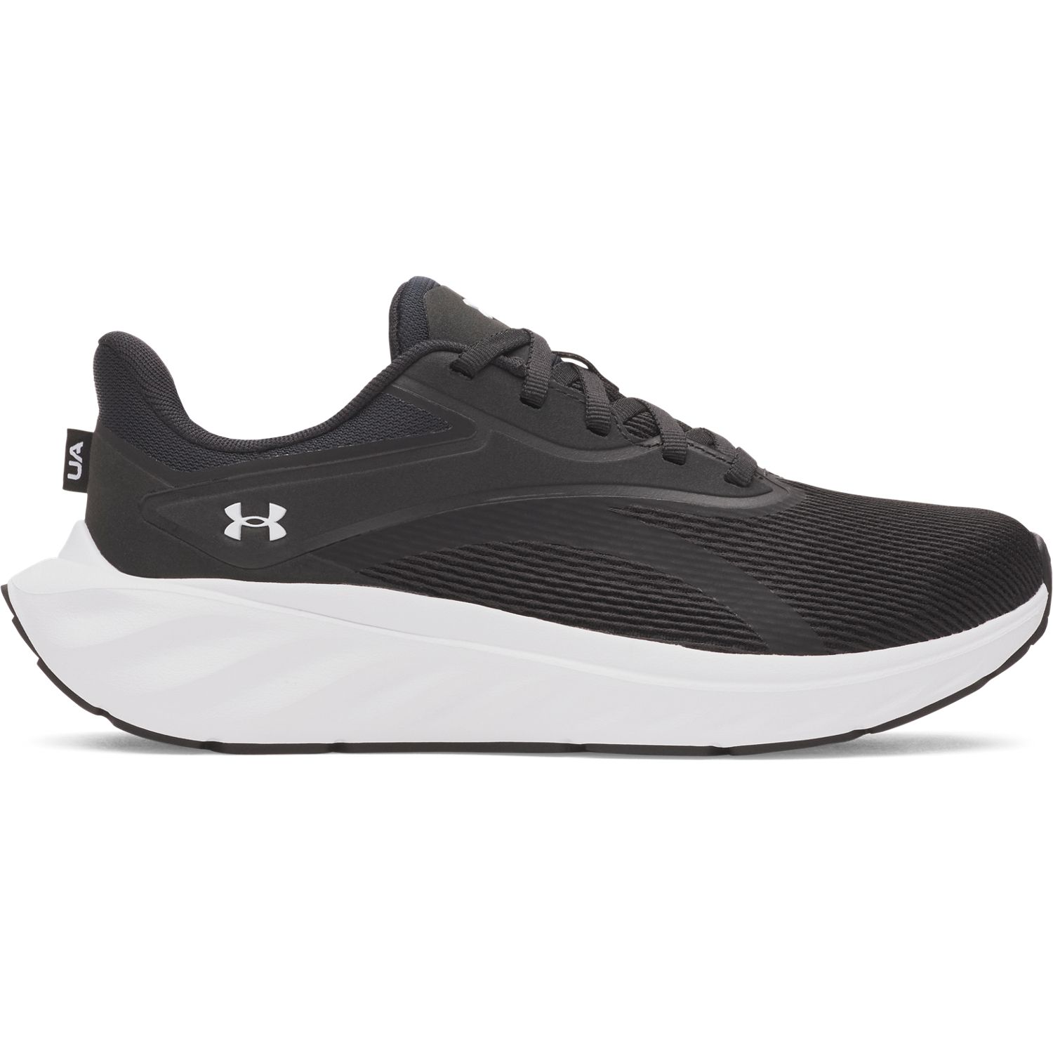 Женские кроссовки Under Armour Charged Ascend Cushioned Running, цвет: Чёрный белый — фото 1