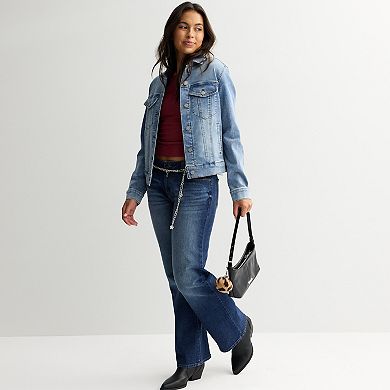 Juniors' Pink Republic Contour Side Cinch Short Sleeve Top