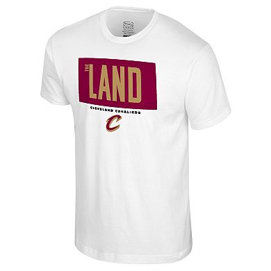 Men's Stadium Essentials White Cleveland Cavaliers Crossbar T-Shirt