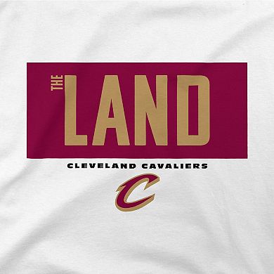 Men's Stadium Essentials White Cleveland Cavaliers Crossbar T-Shirt