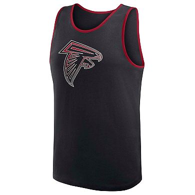 Men's Logo Athletic Black Atlanta Falcons Unmatched Success Tank Top