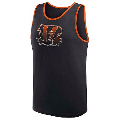 Men's Logo Athletic Black Cincinnati Bengals Unmatched Success Tank Top