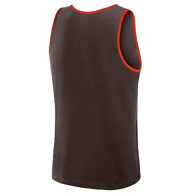 Men's Logo Athletic Brown Cleveland Browns Unmatched Success Tank Top