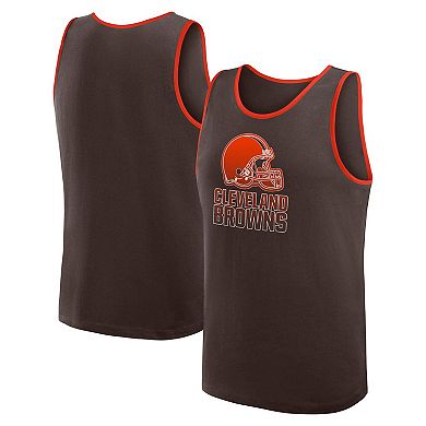 Men's Logo Athletic Brown Cleveland Browns Unmatched Success Tank Top