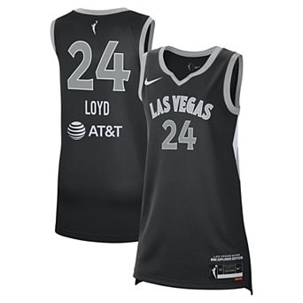 Unisex Nike Jewell Loyd Black Las Vegas Aces Explorer Edition Victory Jersey