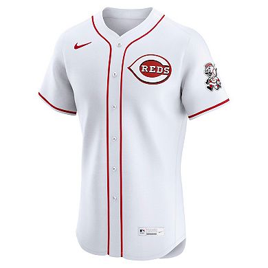 Men's Nike White Cincinnati Reds Home Elite Jersey