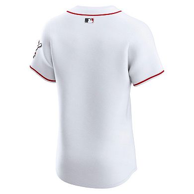 Men's Nike White Cincinnati Reds Home Elite Jersey