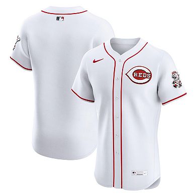Men's Nike White Cincinnati Reds Home Elite Jersey