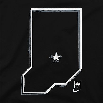 Men's Stadium Essentials Black Indiana Pacers Mono Element T-Shirt