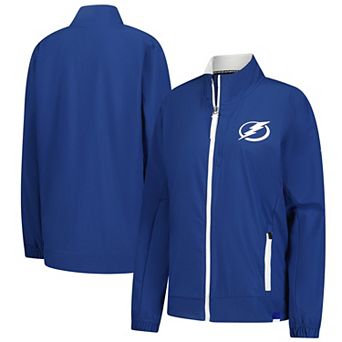 Women's Fanatics Blue Tampa Bay Lightning Authentic Pro Rink Coaches Full-Zip Jacket