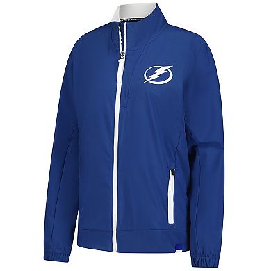 Women's Fanatics Blue Tampa Bay Lightning Authentic Pro Rink Coaches Full-Zip Jacket