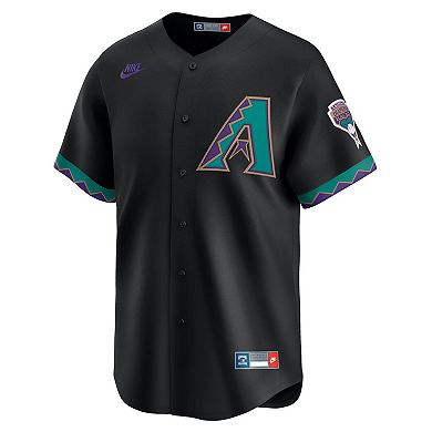Men's Nike Randy Johnson Black Arizona Diamondbacks Throwback Cooperstown Collection Limited Jersey
