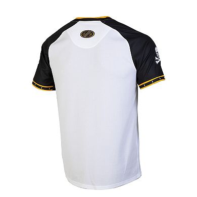 Men's Under Armour White/Navy Navy Midshipmen Replica Full-Button Baseball Jersey