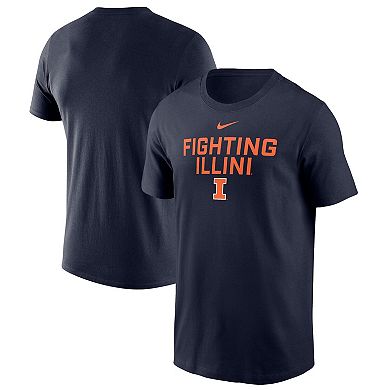 Men's Nike Navy Illinois Fighting Illini Local Performance T-Shirt
