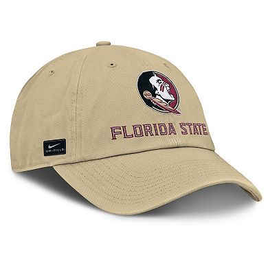 Men's Nike Gold Florida State Seminoles 2025 Sideline Club Adjustable Hat