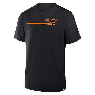 Men's Fanatics Black Houston Dynamo FC Corner Kick Legacy T-Shirt