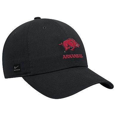 Men's Nike Black Arkansas Razorbacks 2025 On-Field Club Adjustable Hat