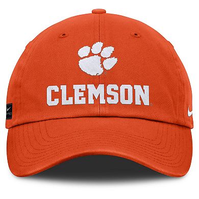Men's Nike Orange Clemson Tigers 2025 Sideline Club Adjustable Hat