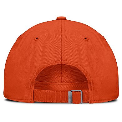 Men's Nike Orange Clemson Tigers 2025 Sideline Club Adjustable Hat
