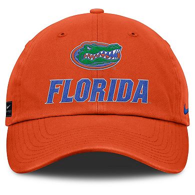 Men's Nike Orange Florida Gators 2025 Sideline Club Adjustable Hat