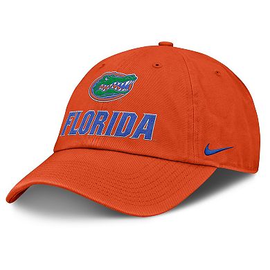 Men's Nike Orange Florida Gators 2025 Sideline Club Adjustable Hat