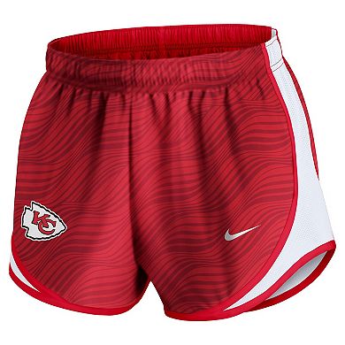 Women's Nike Red Kansas City Chiefs Tempo Performance Shorts