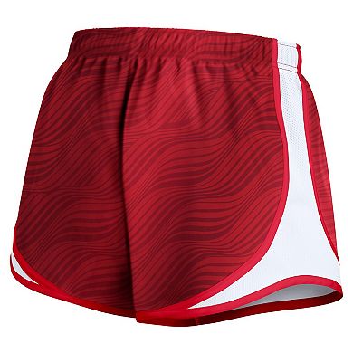 Women's Nike Red Kansas City Chiefs Tempo Performance Shorts