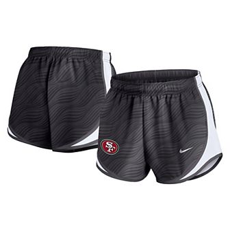 Women's Nike Anthracite San Francisco 49ers Tempo Performance Shorts
