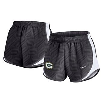 Women's Nike Anthracite Green Bay Packers Tempo Performance Shorts