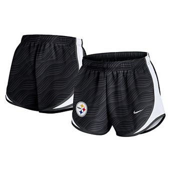 Women's Nike Anthracite Pittsburgh Steelers Tempo Performance Shorts
