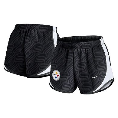 Women's Nike Anthracite Pittsburgh Steelers Tempo Performance Shorts