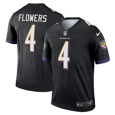 Men's Nike Zay Flowers Black Baltimore Ravens Legend Player Performance Top