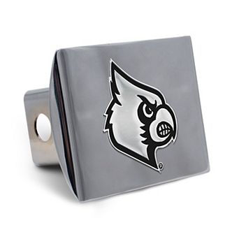 WinCraft Louisville Cardinals Premium Metal Chrome Hitch Cover
