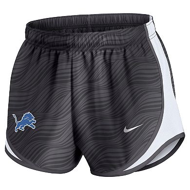 Women's Nike Anthracite Detroit Lions Tempo Performance Shorts