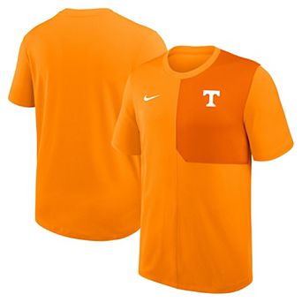 Men's Nike Tennessee Orange Tennessee Volunteers 2025 Sideline UV Performance Coach T-Shirt