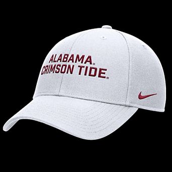 Men's Nike White Alabama Crimson Tide Rise Practice Adjustable Hat
