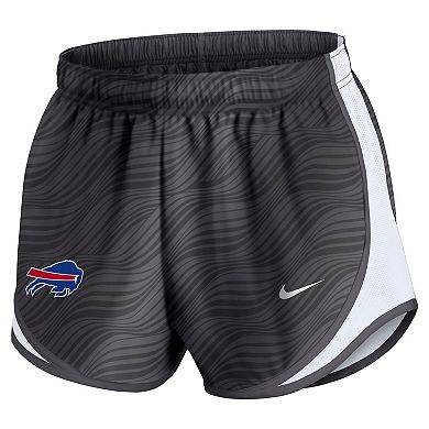 Women's Nike Anthracite Buffalo Bills Tempo Performance Shorts