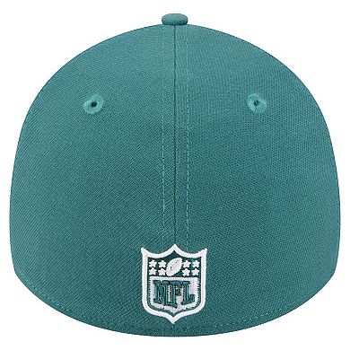 Men's New Era Midnight Green Philadelphia Eagles Super Bowl LIX Champions Side Patch 39THIRTY Flex Hat