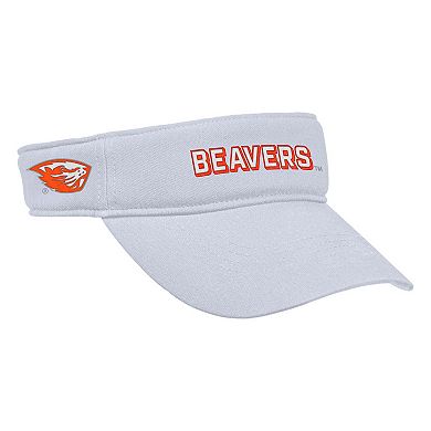 Men's Nike White Oregon State Beavers 2025 On-Field Ace Performance Adjustable Visor