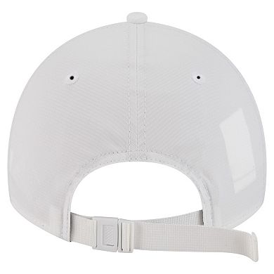 Men's New Era White Kansas Jayhawks Active Ripstop 9TWENTY Adjustable Hat