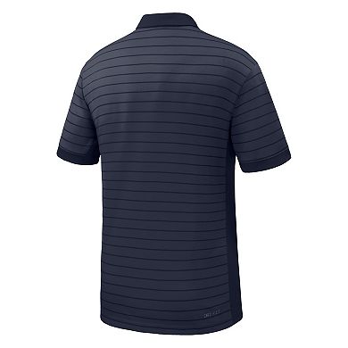 Men's Nike Navy UConn Huskies 2025 Early Season Coaches Sideline Victory Stripe Performance Polo