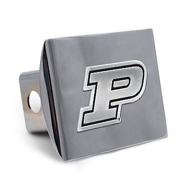 WinCraft Purdue Boilermakers Premium Metal Chrome Hitch Cover