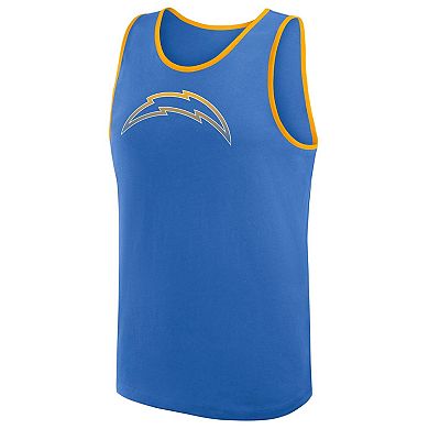 Men's Logo Athletic Powder Blue Los Angeles Chargers Unmatched Success Tank Top